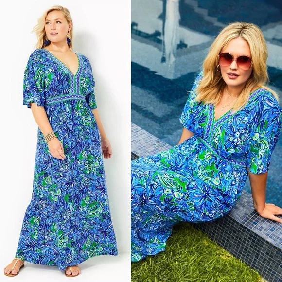 Lilly pulitzer anissa maxi dress on sale